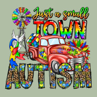 Just A Girl Small Town Autism Urban Heavy Tee | Teevron