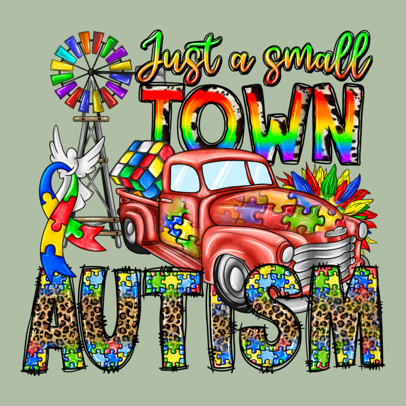Just A Girl Small Town Autism Urban Heavy Tee by CowhideDigitalArt | Teevron