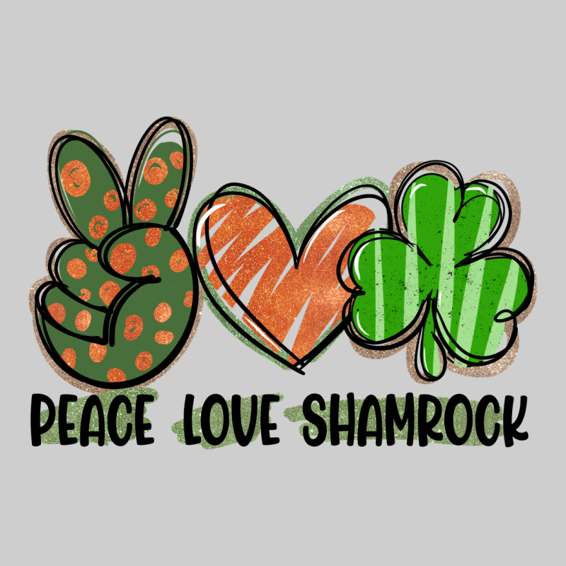 Peace Love Shamrock Premium Tee by FaDigitalArtStudio | Teevron