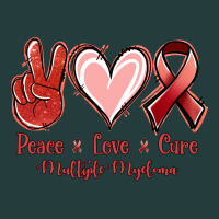 Peace Love Cure Multiple Myeloma Cancer Classic Tee | Teevron