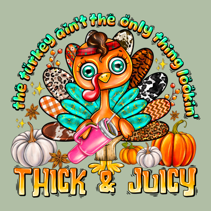 The Turkey Ain’t The Only Thing Lookin Thick & J Urban Heavy Tee by CowhideDigitalArt | Teevron