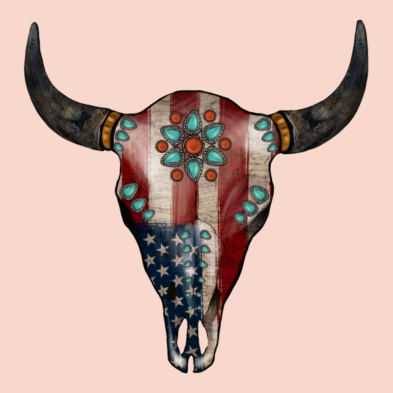 American Bull Skull Gemstone Urban Hoodie by Jasminsmagicworld | Teevron