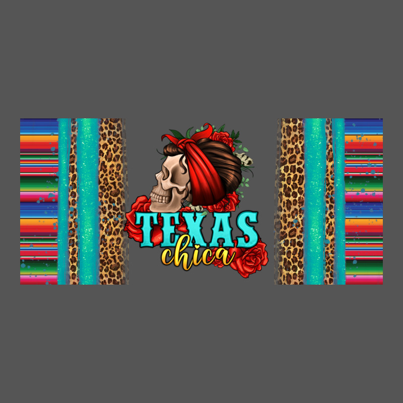 Texas Chica Skull With Bandana Zipper Hoodie by Jasminsmagicworld | Teevron