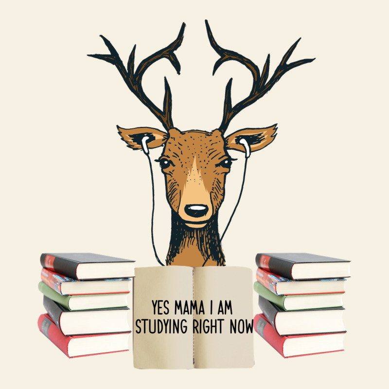 Yes Mama I Am Studying Right Now, Deer Vintage Tee by Bettercallsaul | Teevron