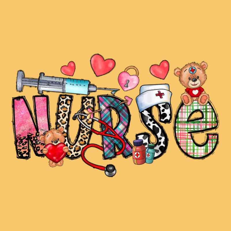 Nurse Valentines Day Vintage Hoodie by CowhideDigitalArt | Teevron