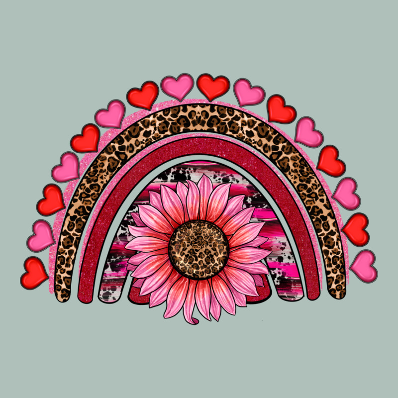 Valentine's Day Sunflower Rainbow Heavyweight Hoodie by RanaPortraitStore | Teevron