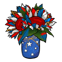 Patriotic Sunflower in a Jar | Teevron