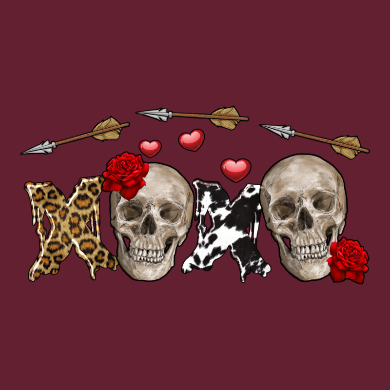 Xoxo Valentine Skulls Valentine's Day Classic Tee by FaDigitalArtStudio | Teevron