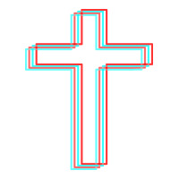 A Neon Christian Cross | Teevron