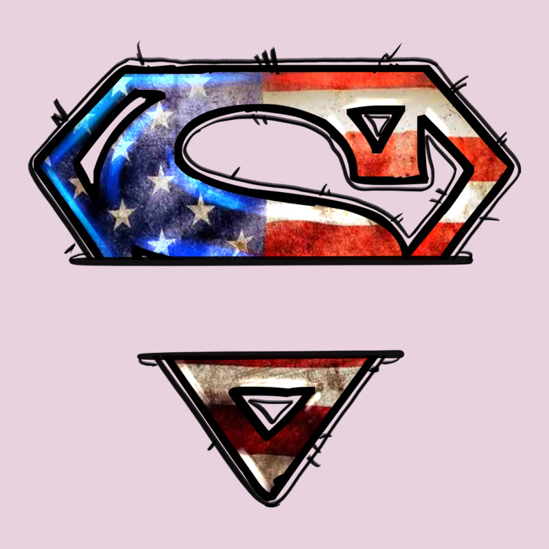 Super American Flag Logo Ladies Tee by LillyAllenDesigns | Teevron
