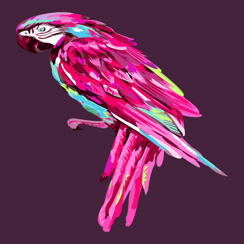 Pink Parrot T-shirts Premium Tee by artisFamous | Teevron