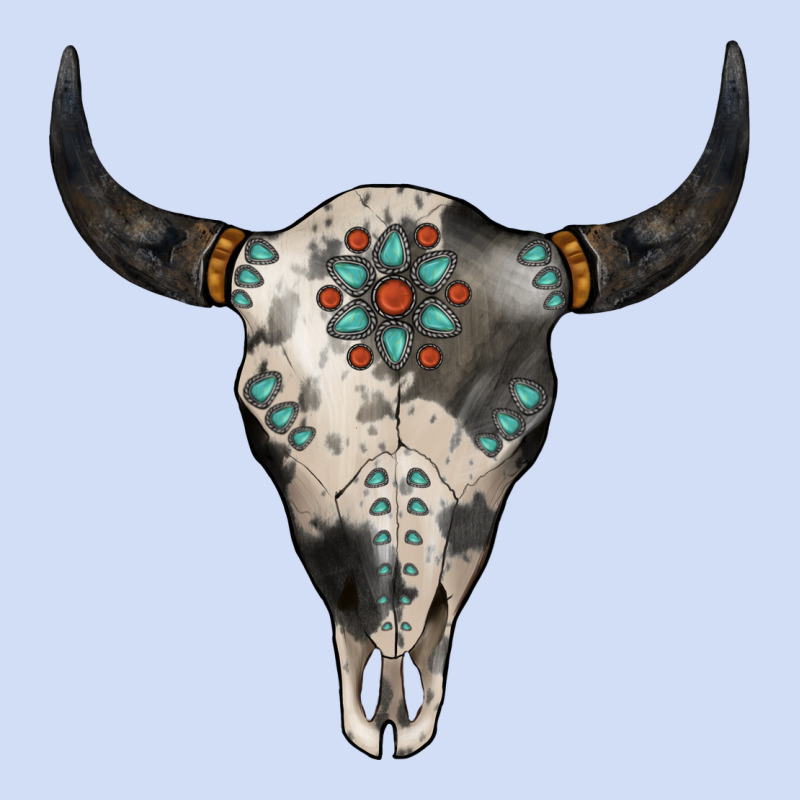 Cowhide Bull Skull Urban Hoodie by Jasminsmagicworld | Teevron
