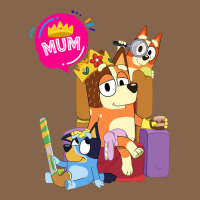 Bluey Mom Dad Funny Queen For Family Lover T Shirt Premium Tee | Teevron
