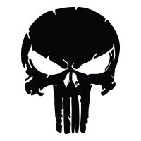 the punisher skull black | Teevron