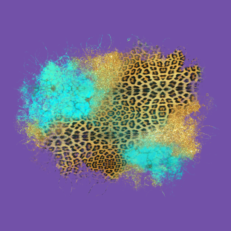 Turquoise Leopard Patch Premium Sweatshirt by Jasminsmagicworld | Teevron
