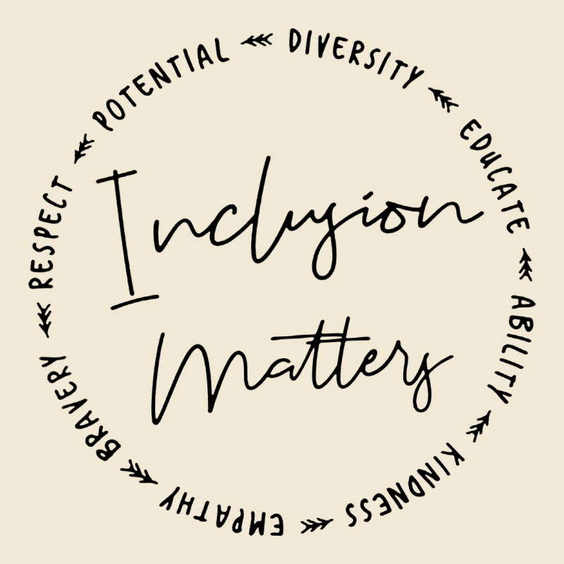 Inclusion Matters With Empathy Bravery Respect Premium Tee by artisFamous | Teevron