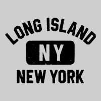 Long Island Ny Gym Style Distressed Amber Print Premium Tee | Teevron