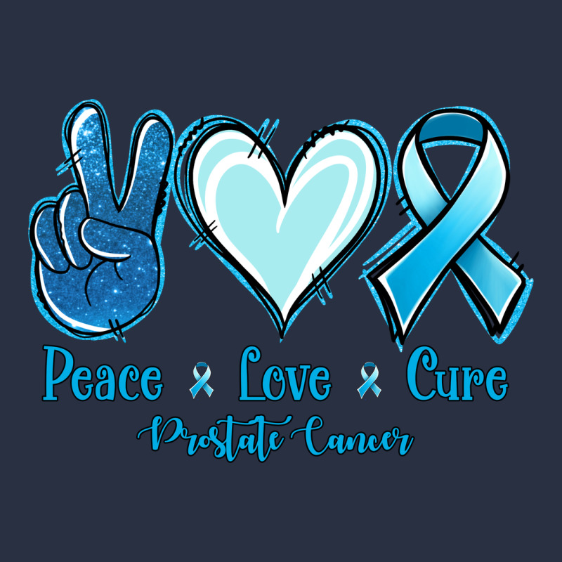 Peace Love Cure Prostate Cancer Heavyweight Sweatshirt by Jasminsmagicworld | Teevron