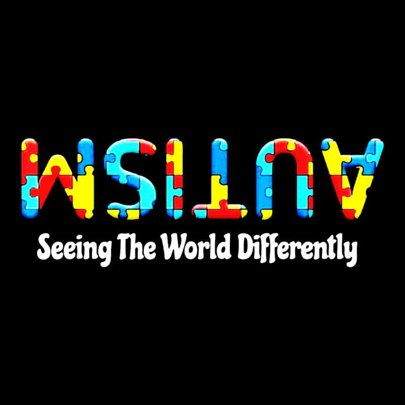 Autism Seeing The World Differently Premium Tee by artisFamous | Teevron
