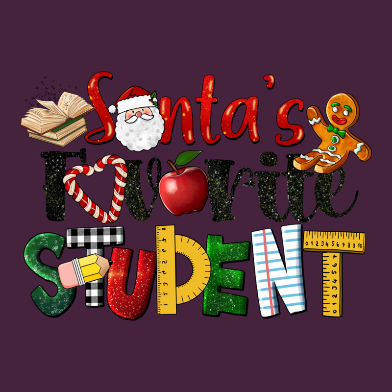 Santa's Favorite Student Christmas Long Sleeve Tee by LillyAllenDesigns | Teevron