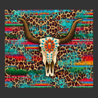 western serape leopard bull skull turquoise | Teevron