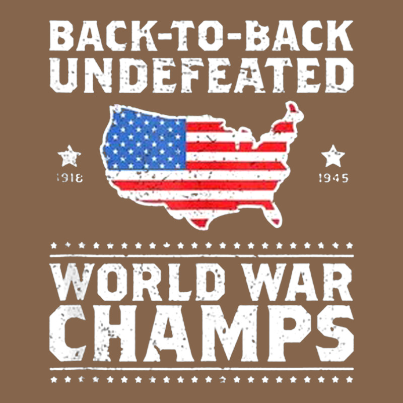 Back To Back Undefeated World War Champs Premium Tee by artisFamous | Teevron