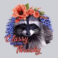 Classy But A Little Thrashy Racoon With Flowers Urban Hoodie | Teevron