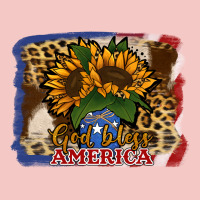 Patriotic Sunflower God Bless America Urban Heavy Tee | Teevron