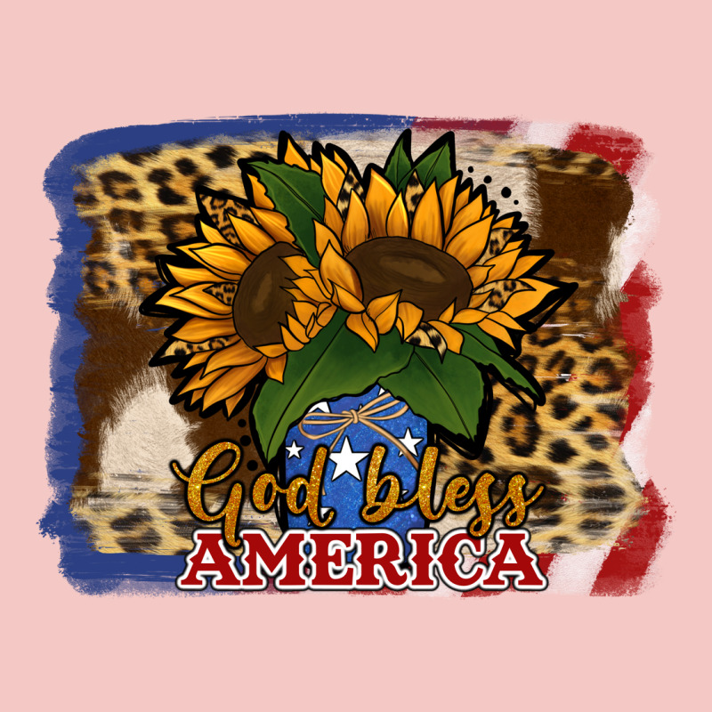 Patriotic Sunflower God Bless America Urban Heavy Tee by Jasminsmagicworld | Teevron