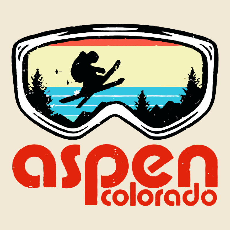 Aspen Colorado Ski Mountain Skiing Retro Vacation Premium Tee by artisFamous | Teevron