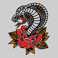 The King Cobra Snake And Rose Premium Tee | Teevron