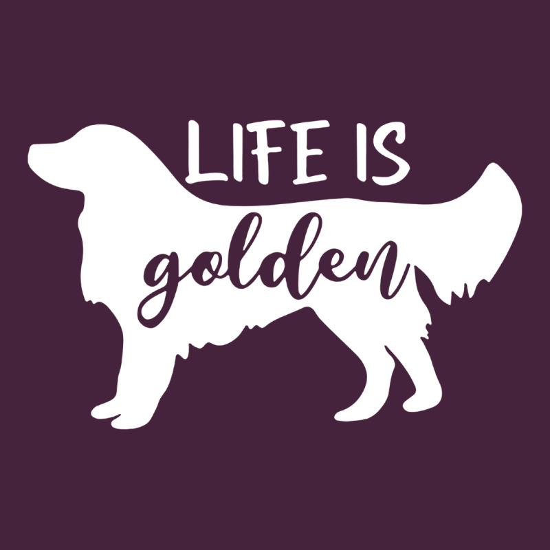 Golden Retriever - Life Is Golden White Premium Tee by artisFamous | Teevron