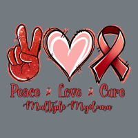 Peace Love Cure Multiple Myeloma Cancer Heavyweight Sweatshirt | Teevron