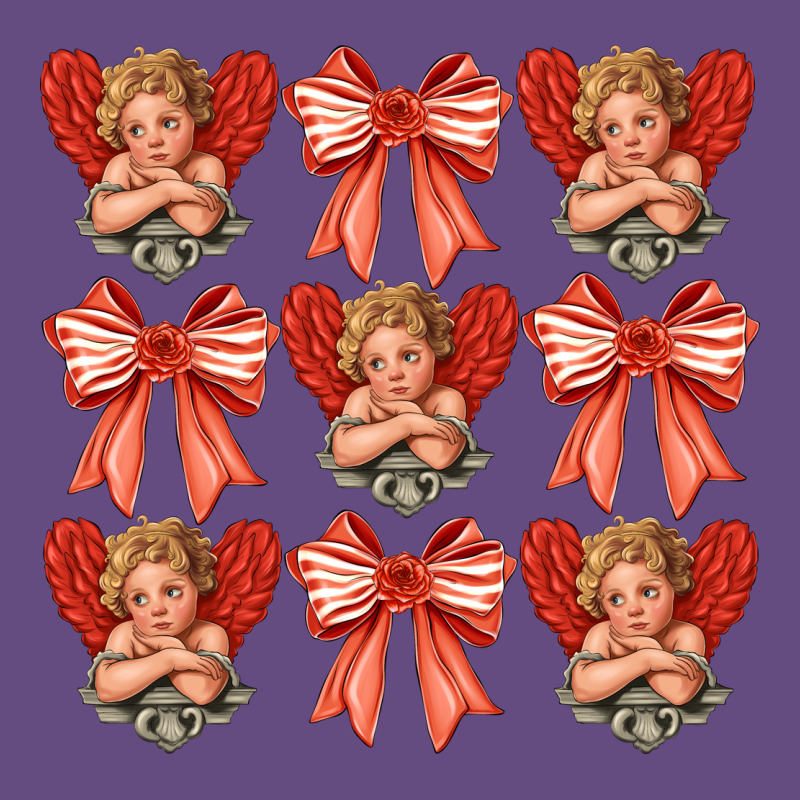 Valentines Eros And Bow Vintage Hoodie by CowhideDigitalArt | Teevron