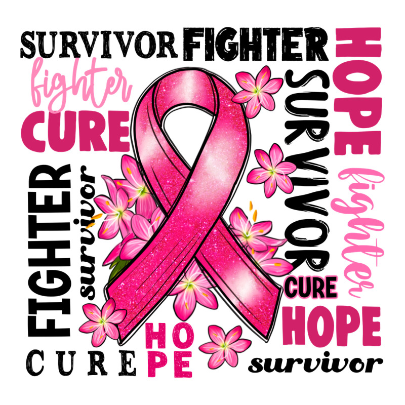 Survivor Breast Cancer Ribbon Zipper Hoodie by RanaPortraitStore | Teevron