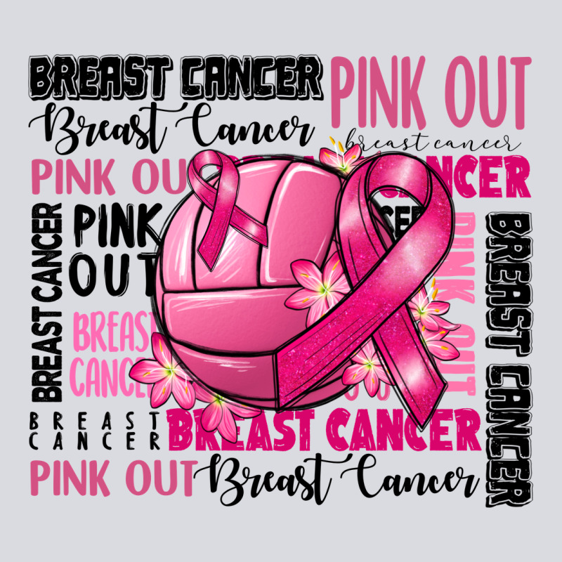 Volleyball Pink Out Breast Cancer Zipper Hoodie by RanaPortraitStore | Teevron