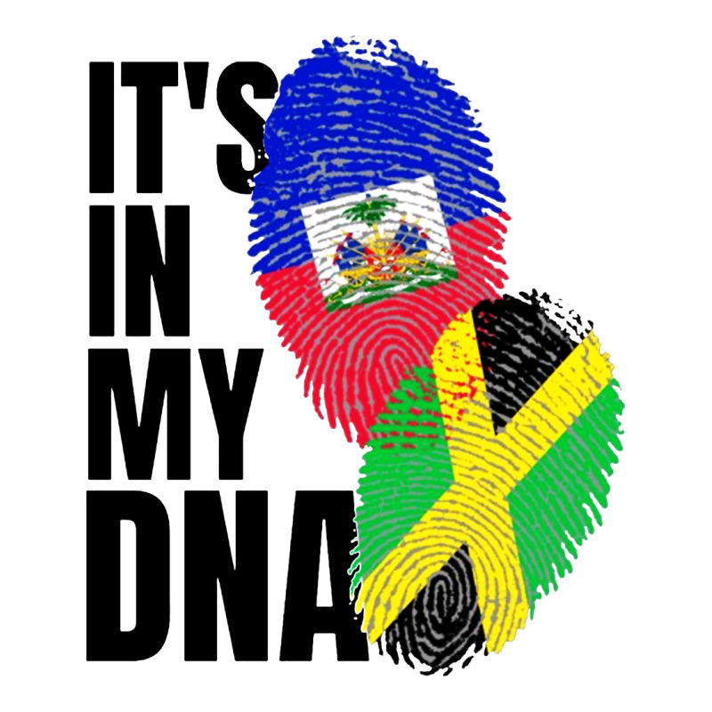 Jamaican And Haitian Mix Flag Dna Heritage Premium Tee by artisFamous | Teevron