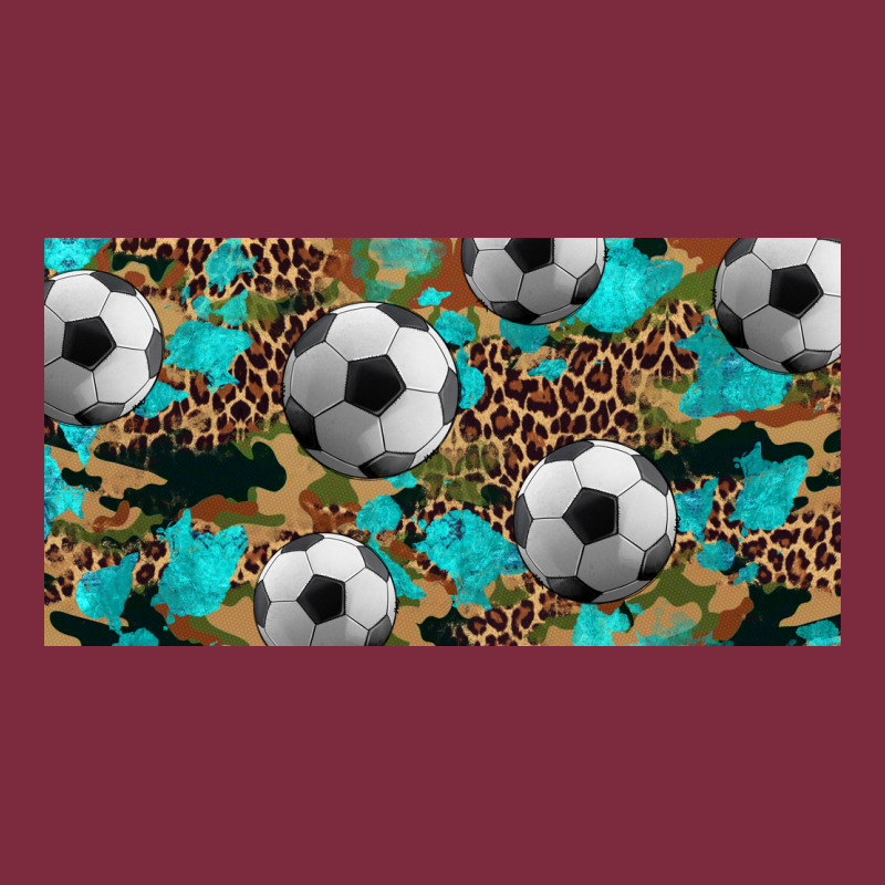 Western Leopard Camouflage Turquoise Soccer Licence Plate Template Premium Hoodie by Artiststas | Teevron