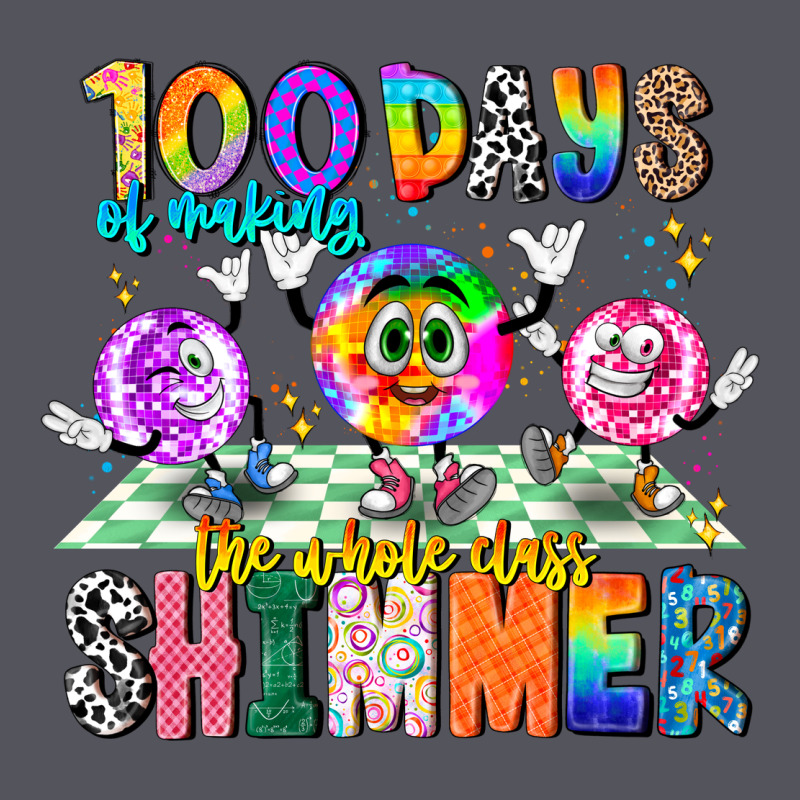 100 Days Of Making The Whole Class Shimmer Vintage Hoodie by CowhideDigitalArt | Teevron