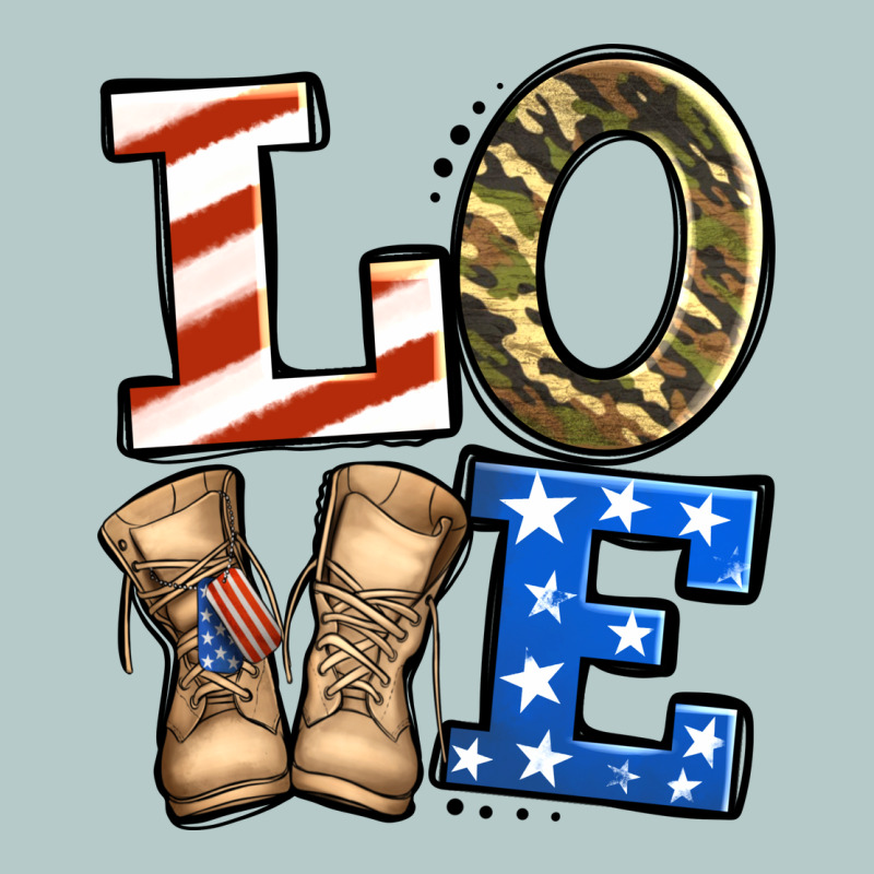 4th Of July Army Love Heavy Core Tee by Jasminsmagicworld | Teevron