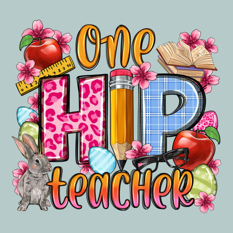 Easter Day One Hip Teacher Heavy Core Tee by OliviaCreatesArt | Teevron