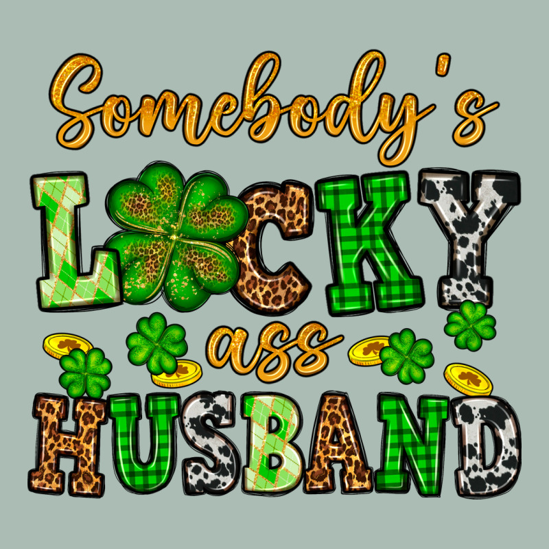 St. Patrick's Somebody's Lucky As Husband Classic Tee by OliviaCreatesArt | Teevron