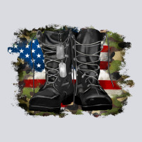 American Flag With Army Boots Zipper Hoodie | Teevron