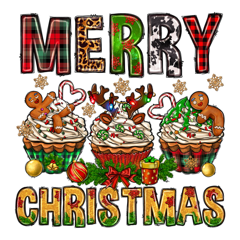 Merry Christmas With Cupcake Bbs Premium Tee by BundleAndBundleShop | Teevron