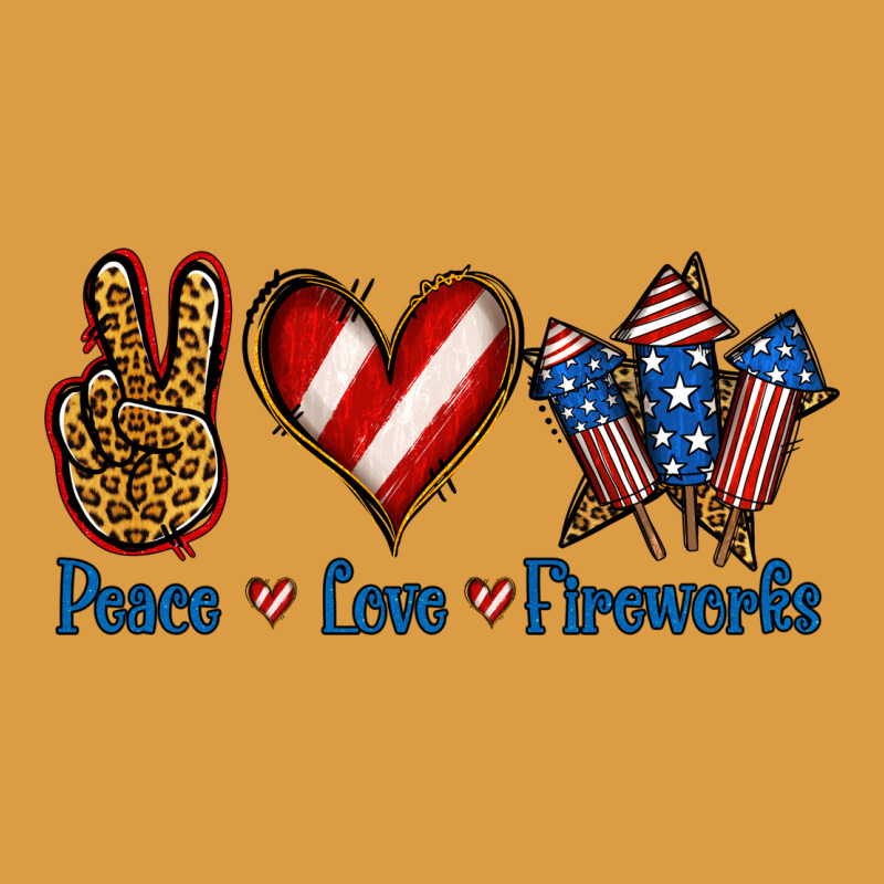 Peace Love Fireworks Urban Heavy Tee by Jasminsmagicworld | Teevron