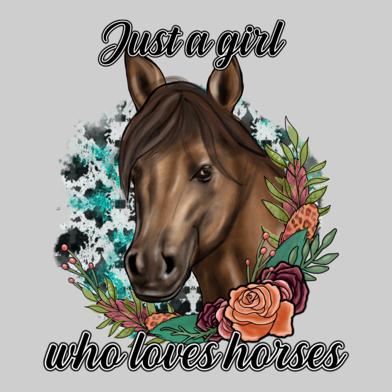 Just A Girl Who Loves Horses Premium Tee by artisFamous | Teevron