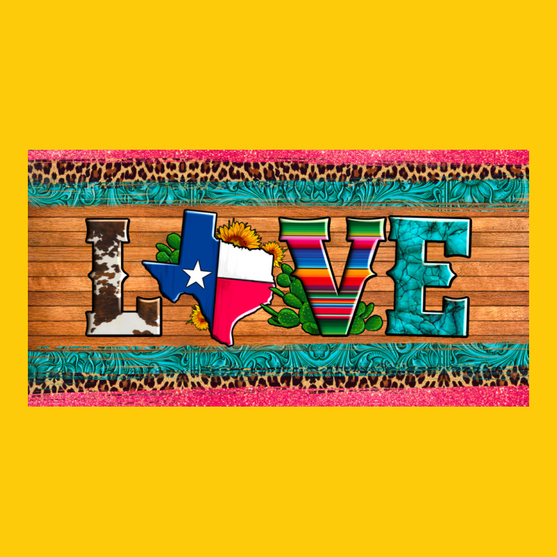 Love Texas Sunflowers Cactus Cowhide License Plate Premium Hoodie by Artiststas | Teevron