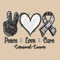 Peace Love Cure Carcinoid Cancer Heavyweight Sweatshirt | Teevron