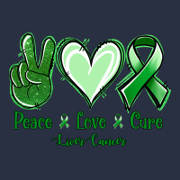 Peace Love Cure Liver Cancer Heavyweight Sweatshirt | Teevron
