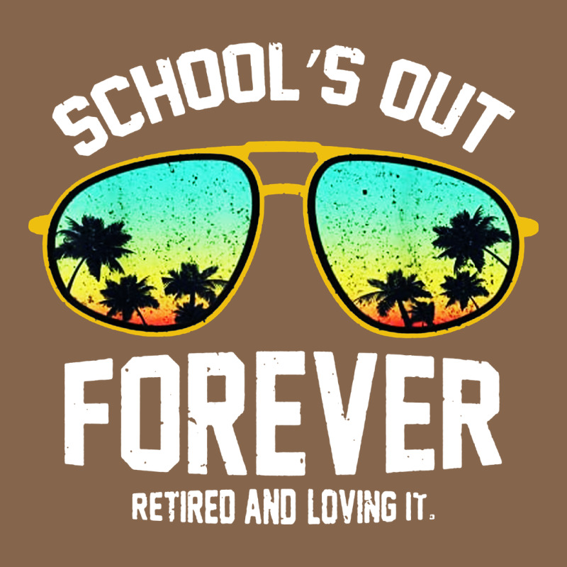 School Out Forever Retired Teacher Retro Summer Premium Tee by artisFamous | Teevron